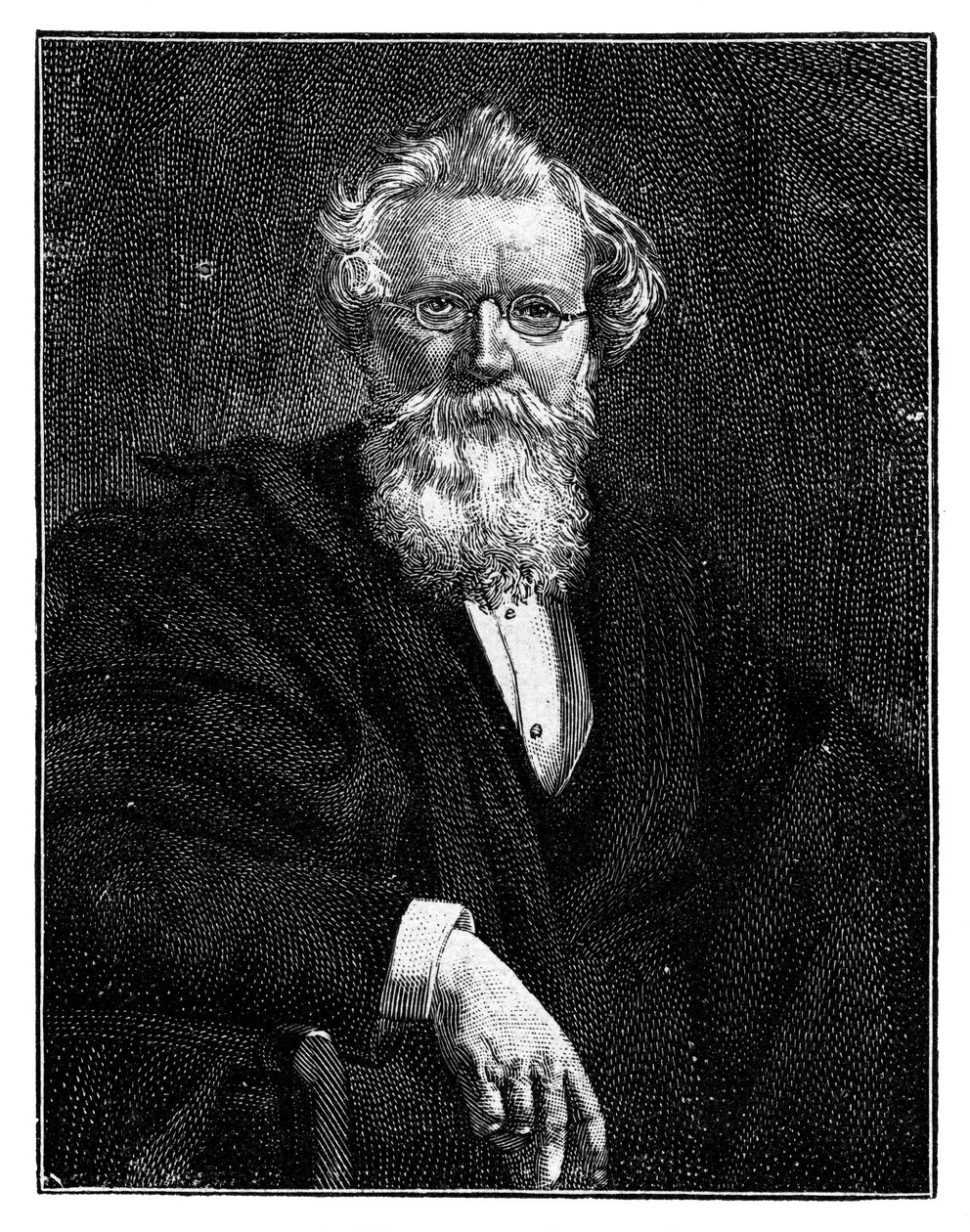 August Wilhelm von Hofmann, XIX-wieczny niemiecki chemik organiczny, 1900 autorstwa Unbekannt