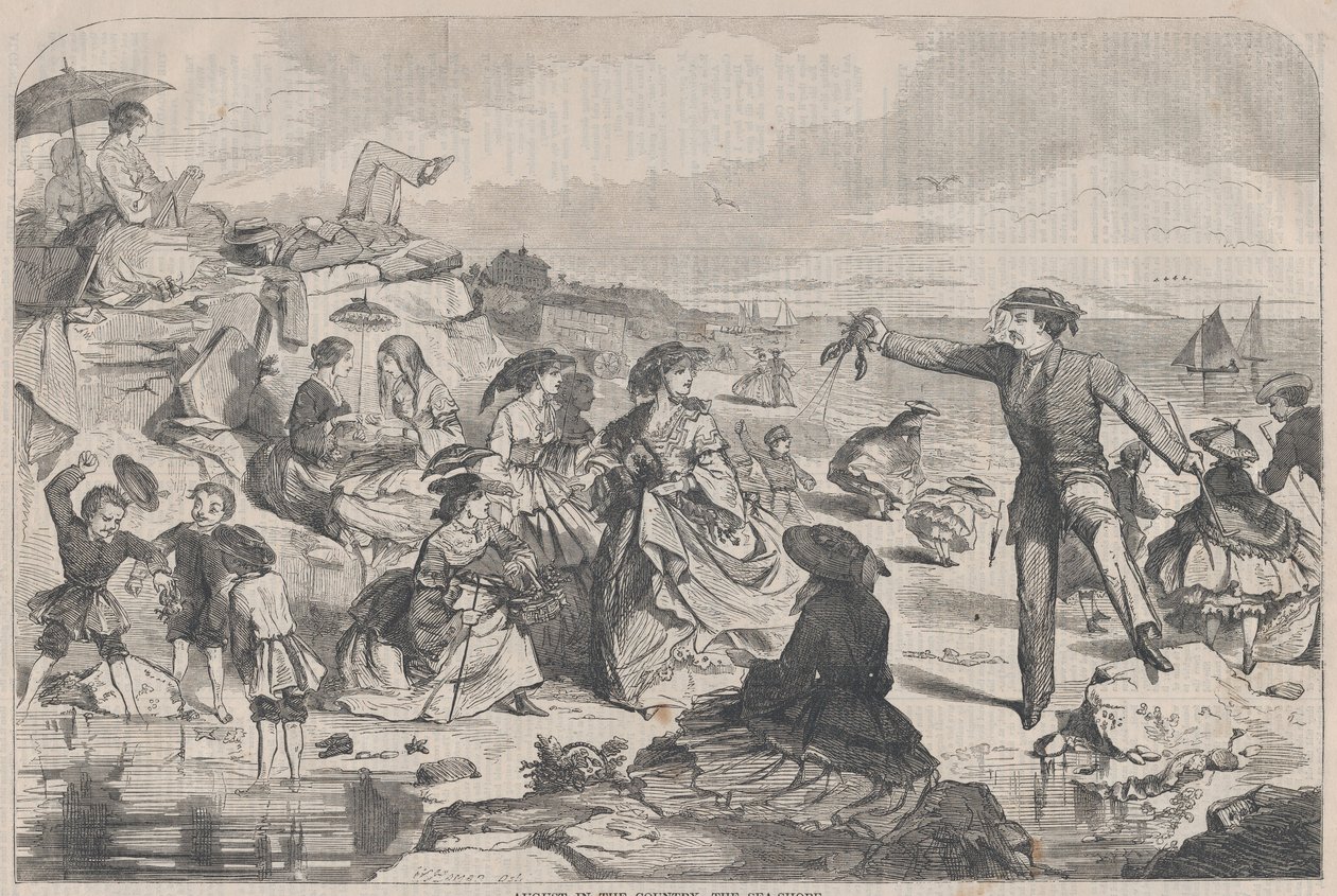 Sierpień na wsi - Tygodnik Harfiarza z Brzegu Morza, tom. III, 27 sierpnia 1859. autorstwa Unbekannt