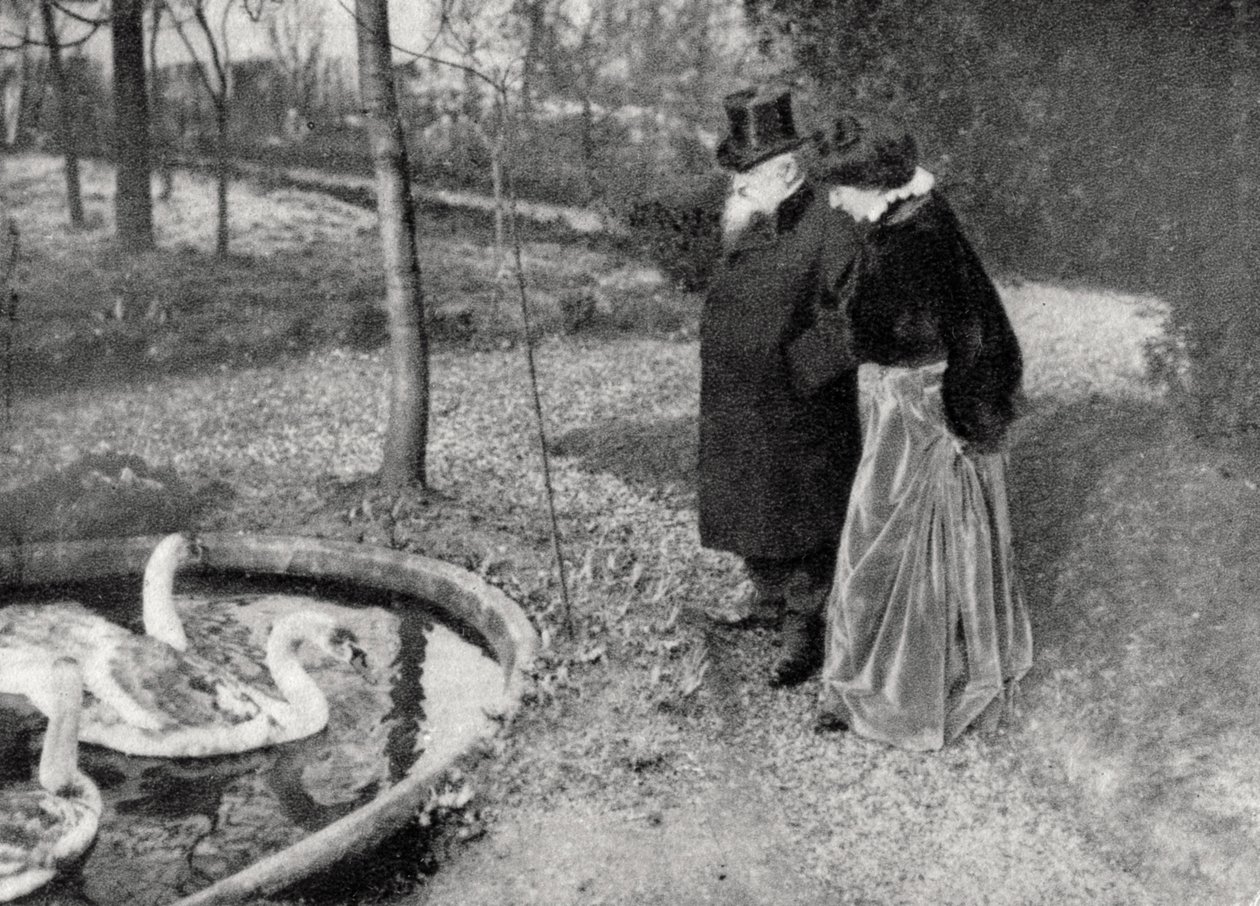 Auguste Rodin, francuski rzeźbiarz, 1895 autorstwa Unbekannt
