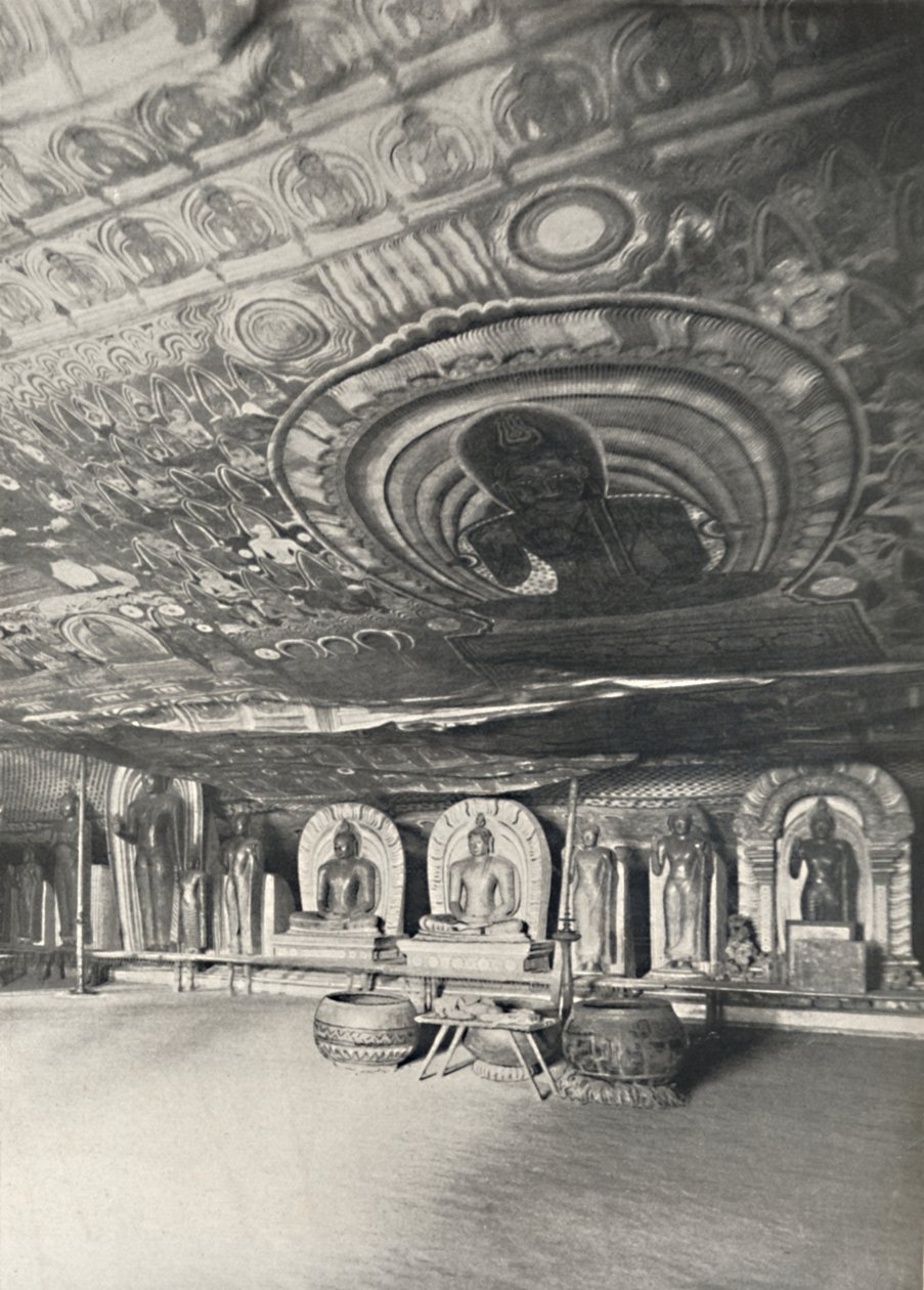 Ze skalnych świątyń w Dambulla, 1926 autorstwa Unbekannt