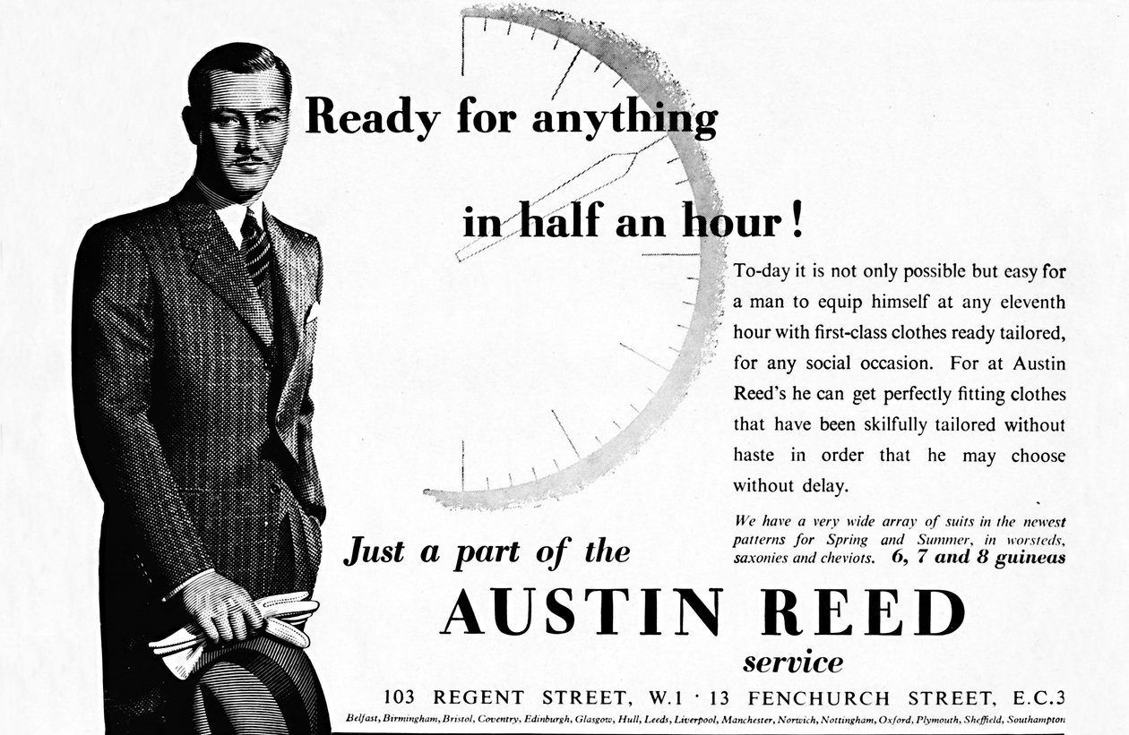 Austin Reed – Gotowy na wszystko w pół godziny, 1937 autorstwa Unbekannt