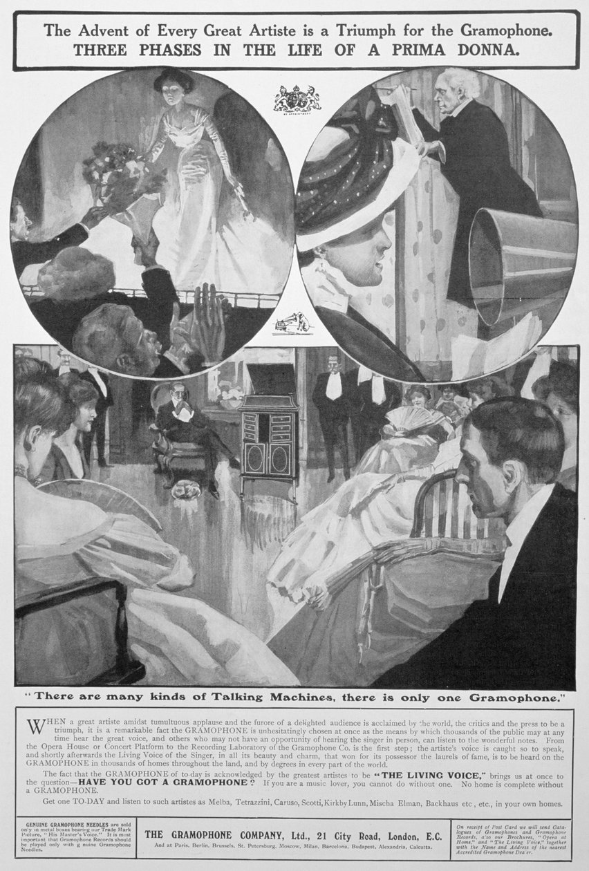 Unikaj dla Gramophone Co, 1909 autorstwa Unbekannt