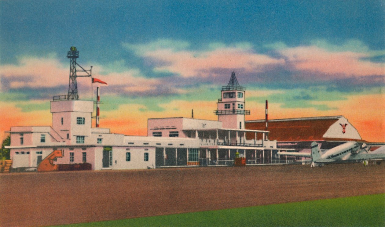 Avianca Airport National Airlines of Colombia Barranquilla, c1940 autorstwa Unbekannt