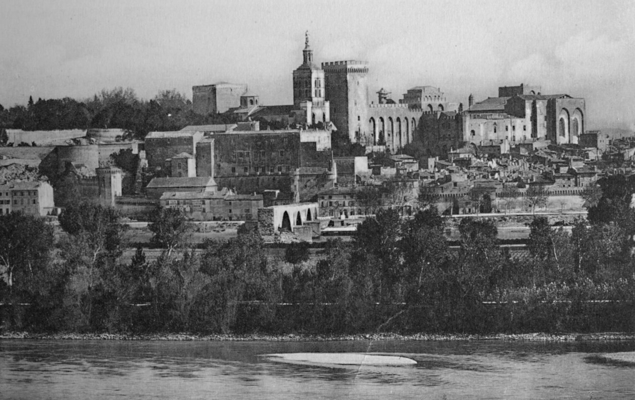 Awinion - Widok z Villeneuve, c1925 autorstwa Unbekannt
