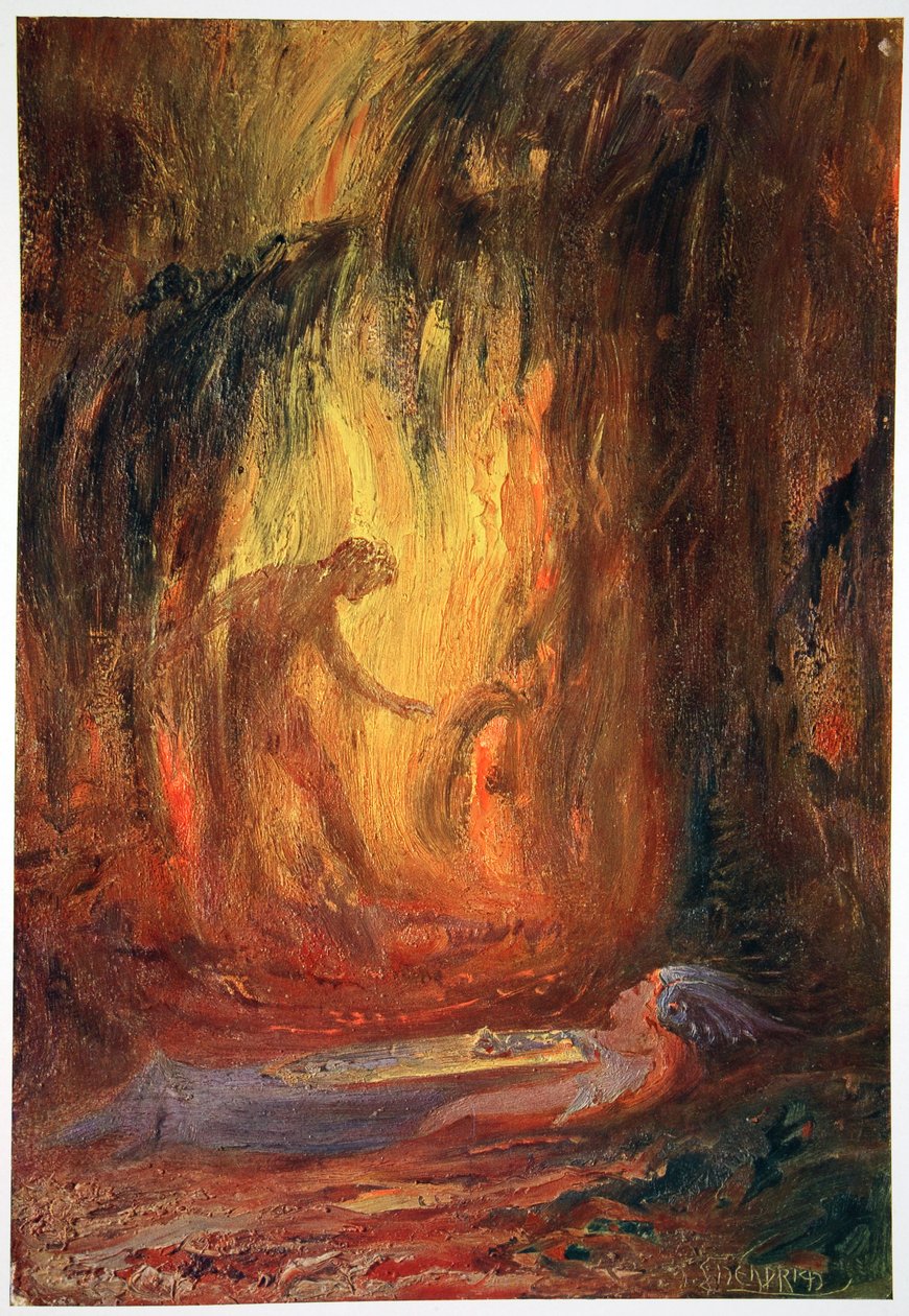 „Przebudzenie Brunhildy”, 1906 autorstwa Unbekannt