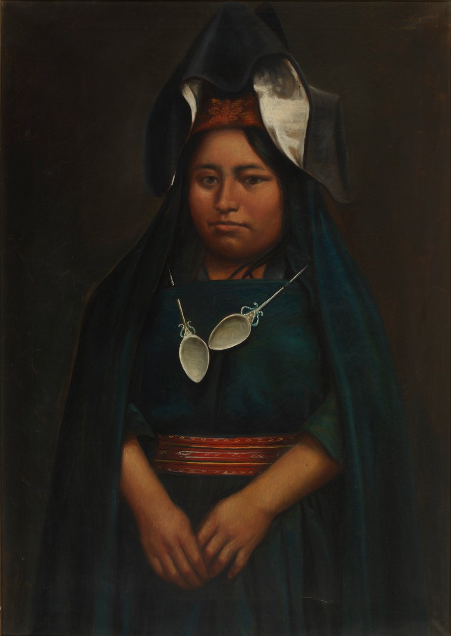 Ajmara dziewczyna, ca. 1890-1892. autorstwa Unbekannt