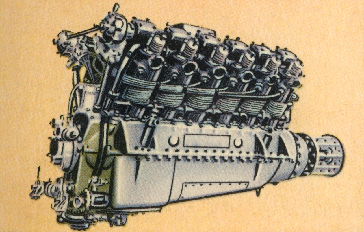 Silnik lotniczy BMW VIIa, lata 20., 1932. autorstwa Unbekannt