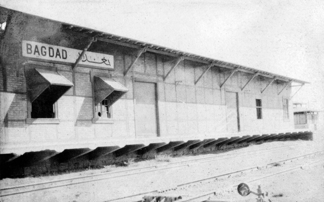 Dworzec południowy w Bagdadzie, Irak, 1917-1919 autorstwa Unbekannt