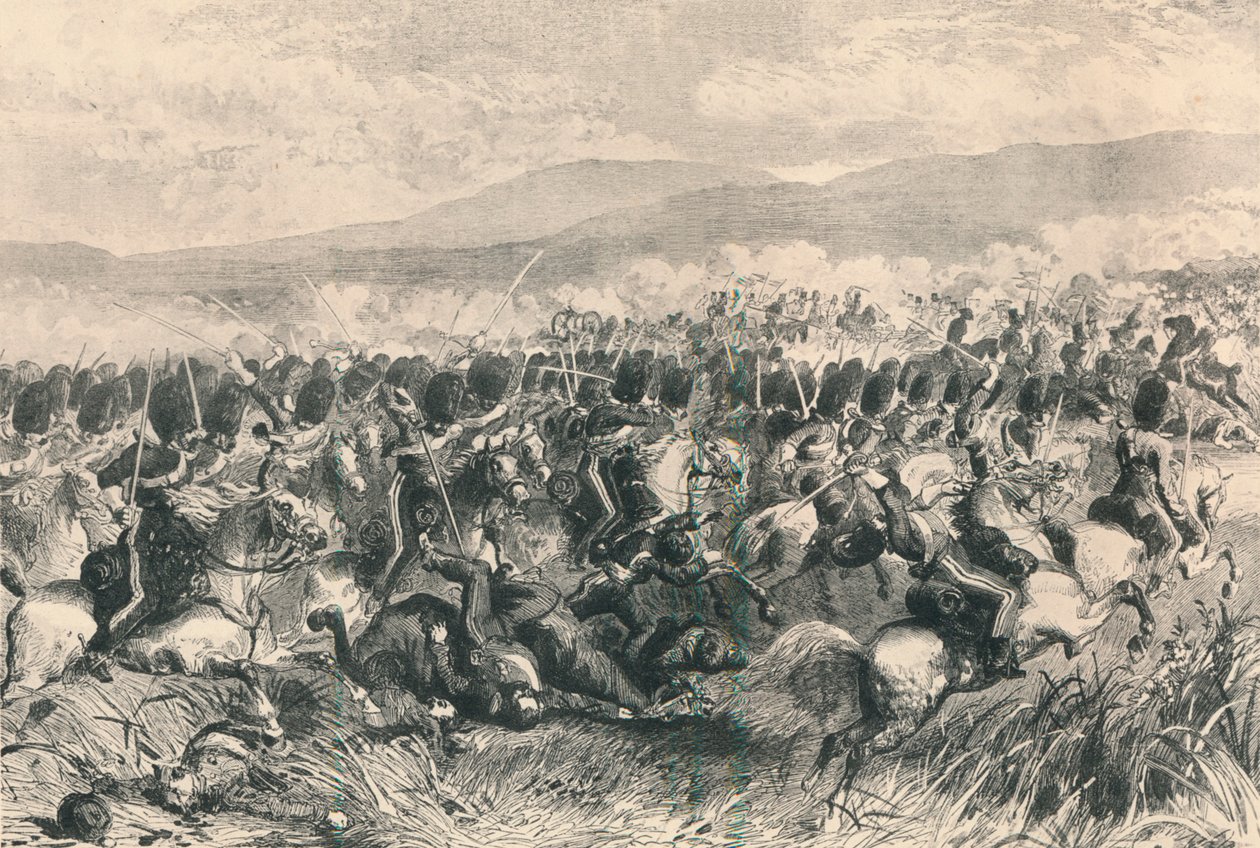 Kominiarka, 25 października 1854. Szarża szkockich Greyów, 1884 autorstwa Unbekannt