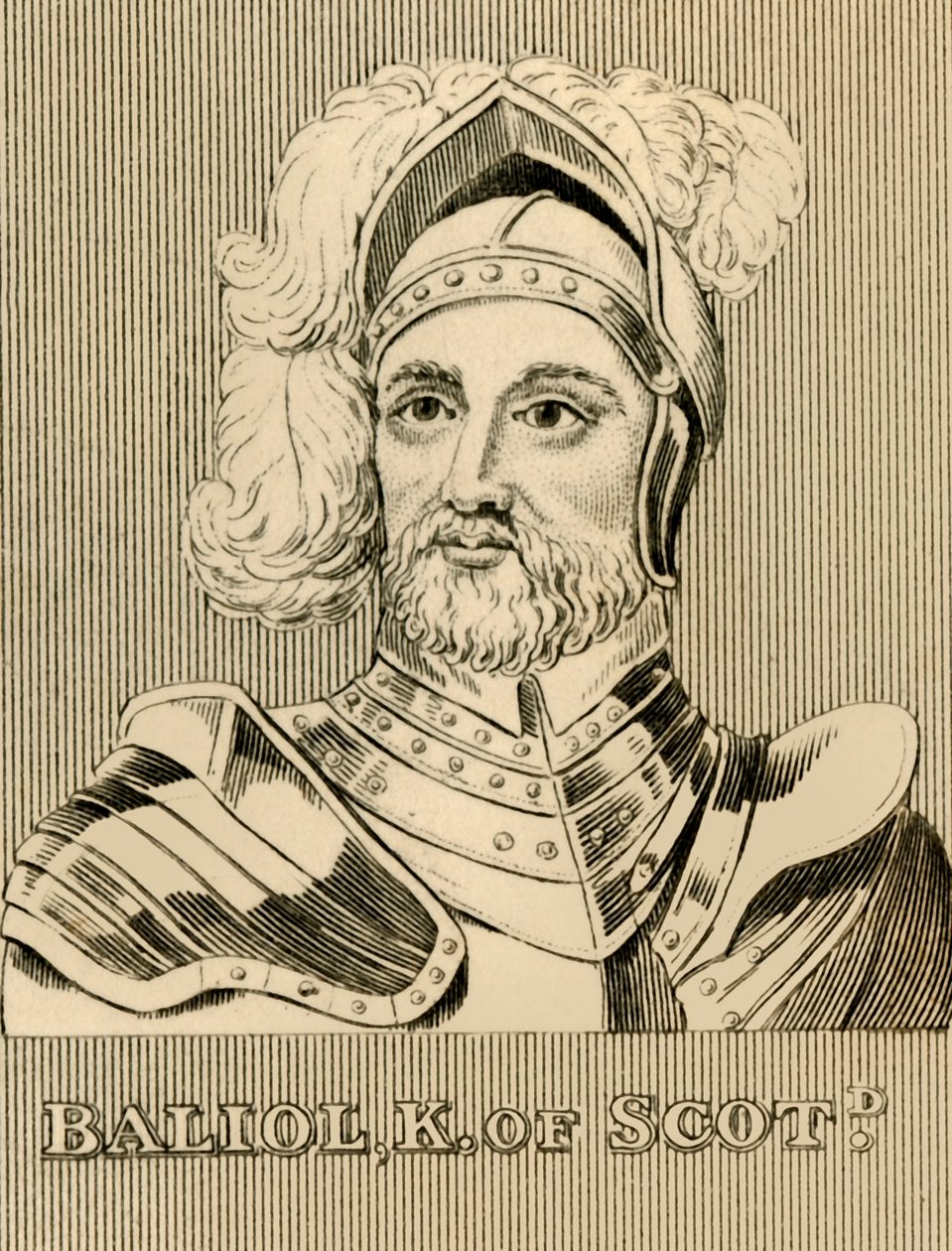Baliol, K. Szkocji, c1249-1314, 1830. autorstwa Unbekannt