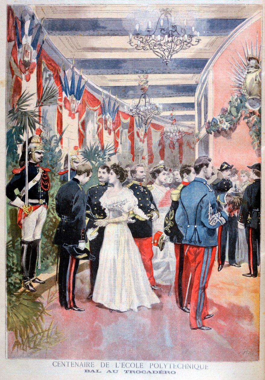 Bal z okazji stulecia szkoły politechnicznej, Trocadero, Paryż, 1894 autorstwa Unbekannt
