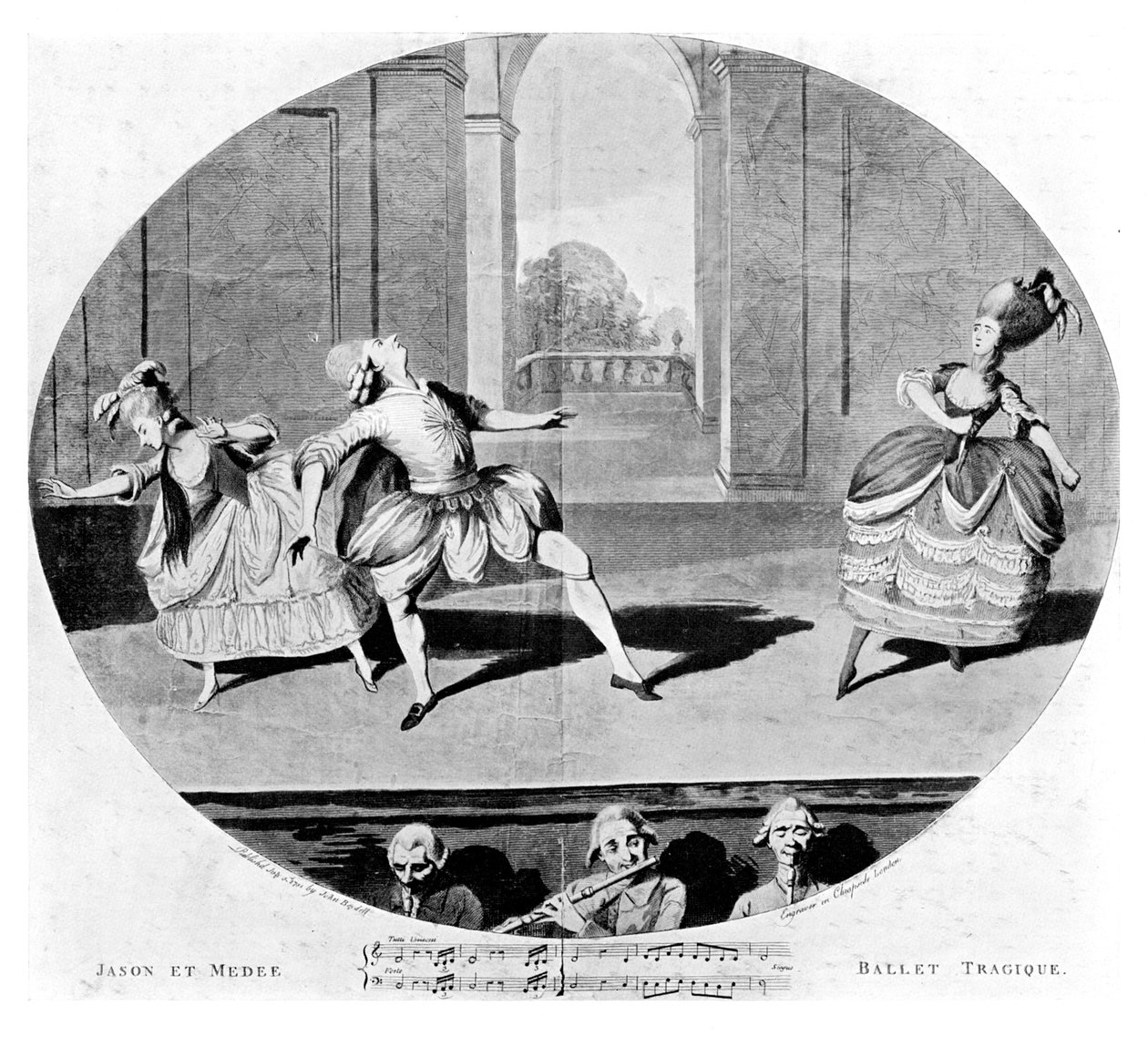 Balet tragiczny, 1781 autorstwa Unbekannt