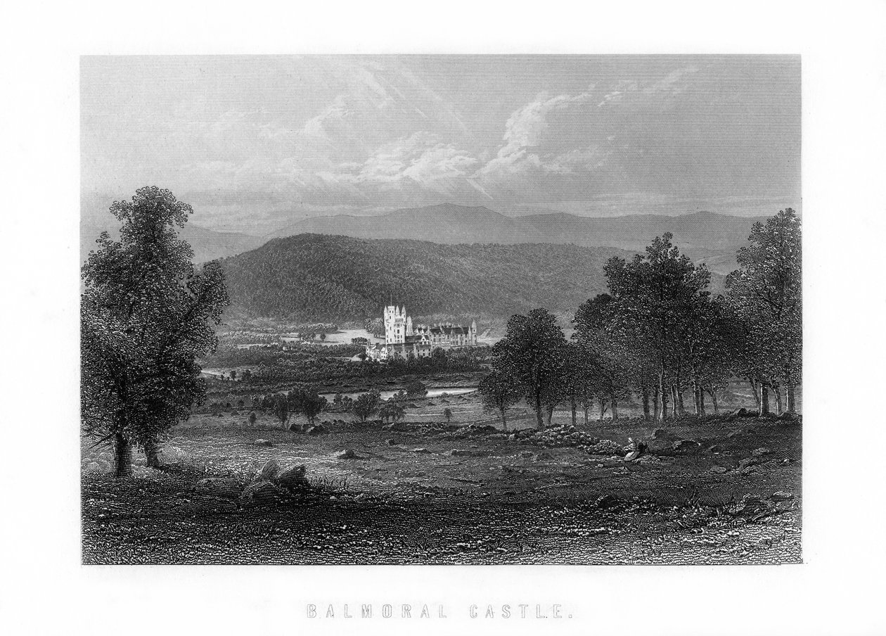 Zamek Balmoral, Aberdeenshire, Szkocja, 1899 autorstwa Unbekannt