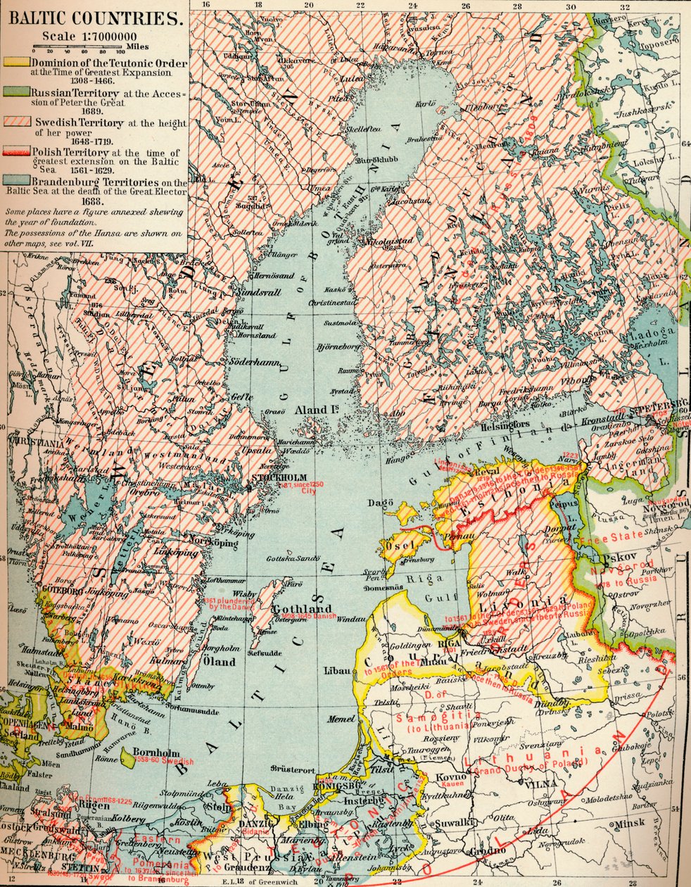 Kraje bałtyckie, ok. 1907, 1907 autorstwa Unbekannt