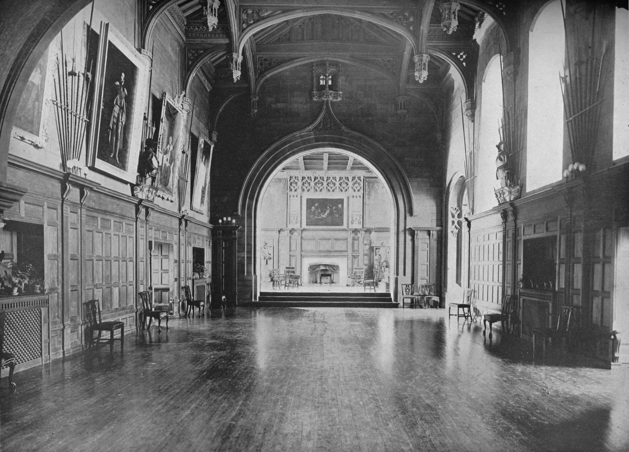 Zamek Bamburgh, Northumberland – Lord Armstrong, 1910 r. autorstwa Unbekannt