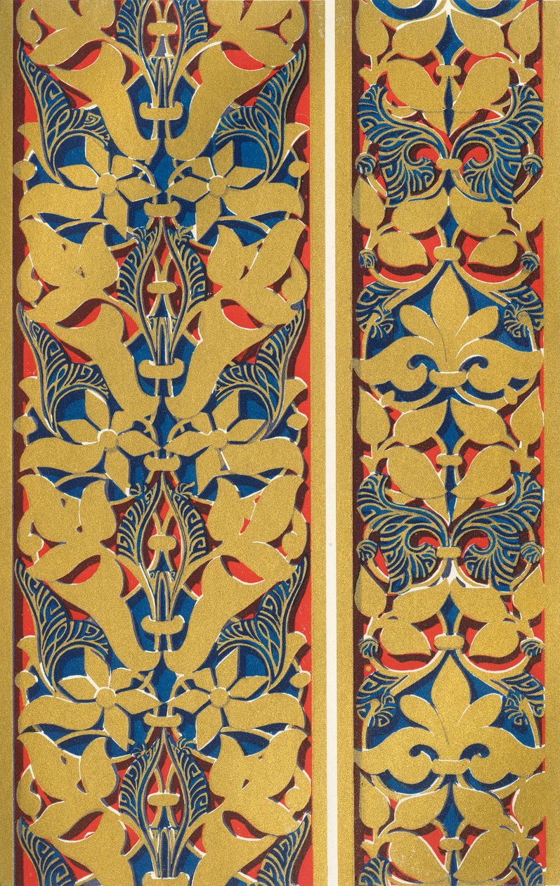Opaski, bok łuków, Court of the Lions, 1907. autorstwa Unbekannt