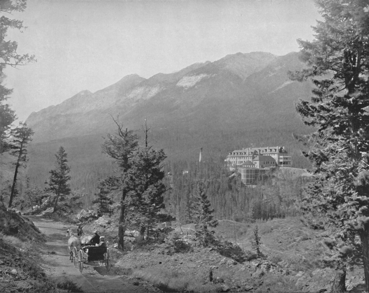 Hotel Banff, XIX wiek autorstwa Unbekannt