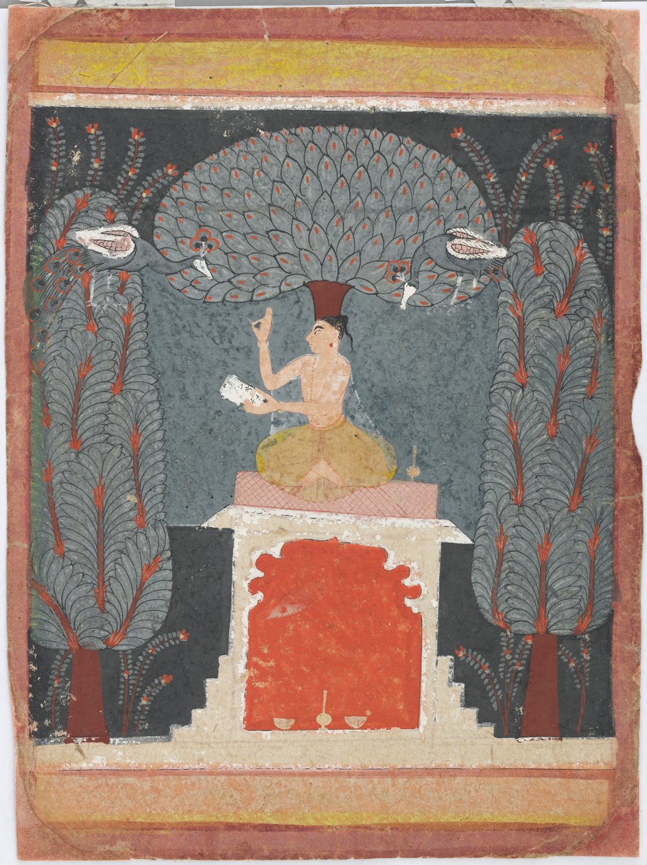 Bengalskie Ragini z serii Ragamala, ca. 1650. autorstwa Unbekannt