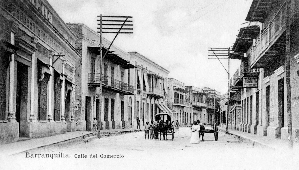 Barranquilla, Kolumbia, ok. 1900 autorstwa Unbekannt