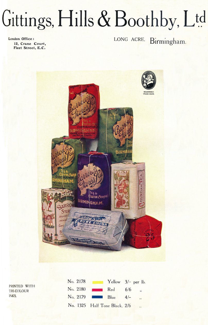 Reklama Barrows Stores Ltd., 1910 r. autorstwa Unbekannt