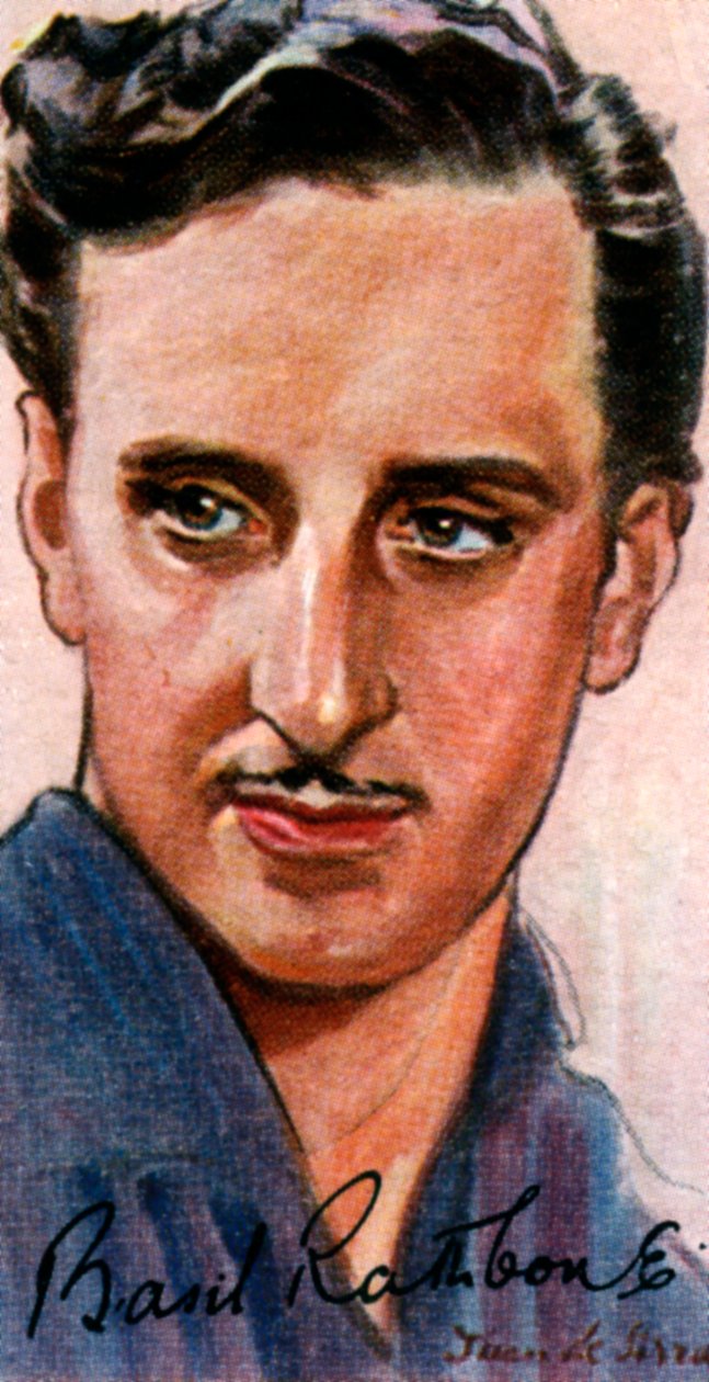Basil Rathbone, 1892-1967, angielski aktor, XX wiek autorstwa Unbekannt