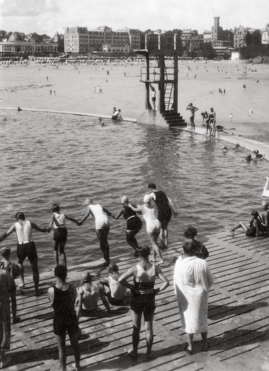 Basen kąpielowy, Dinard, Bretania, Francja, XX wiek autorstwa Unbekannt