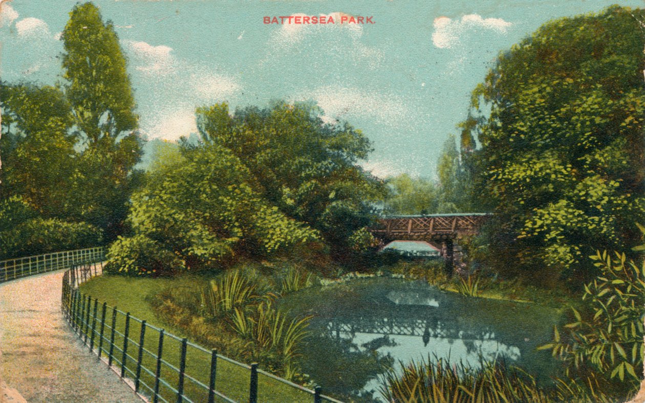 Park Battersea, ok. 1909 autorstwa Unbekannt