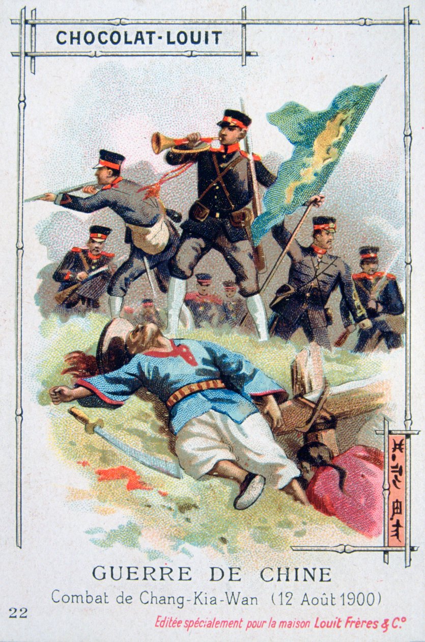 Bitwa pod Chang-Kia-Wan, Chiny, Rebelia Bokserów, 12 sierpnia 1900 r autorstwa Unbekannt
