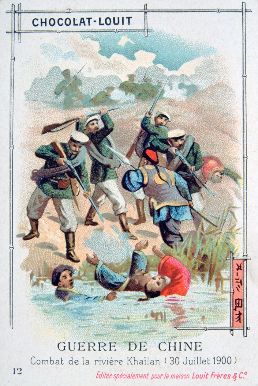 Bitwa nad rzeką Khailan, Chiny, Rebelia Bokserów, 30 lipca 1900 autorstwa Unbekannt