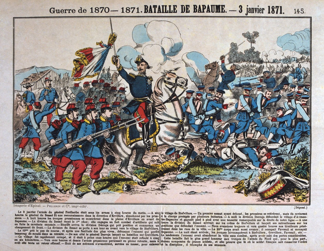 Bitwa pod Bapaume, wojna francusko-pruska, 3 stycznia 1871 r autorstwa Unbekannt