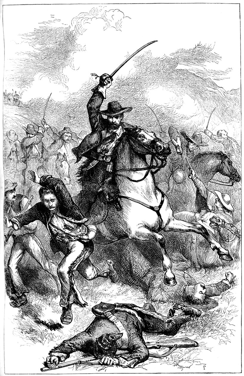 Bitwa pod Buena Vista, Meksyk, 1847 c1880 autorstwa Unbekannt