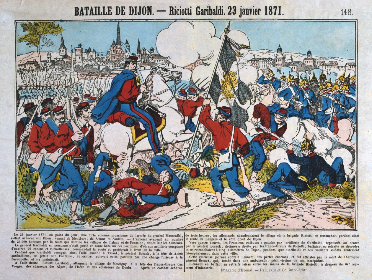 Bitwa pod Dijon, wojna francusko-pruska, 23 stycznia 1871 autorstwa Unbekannt