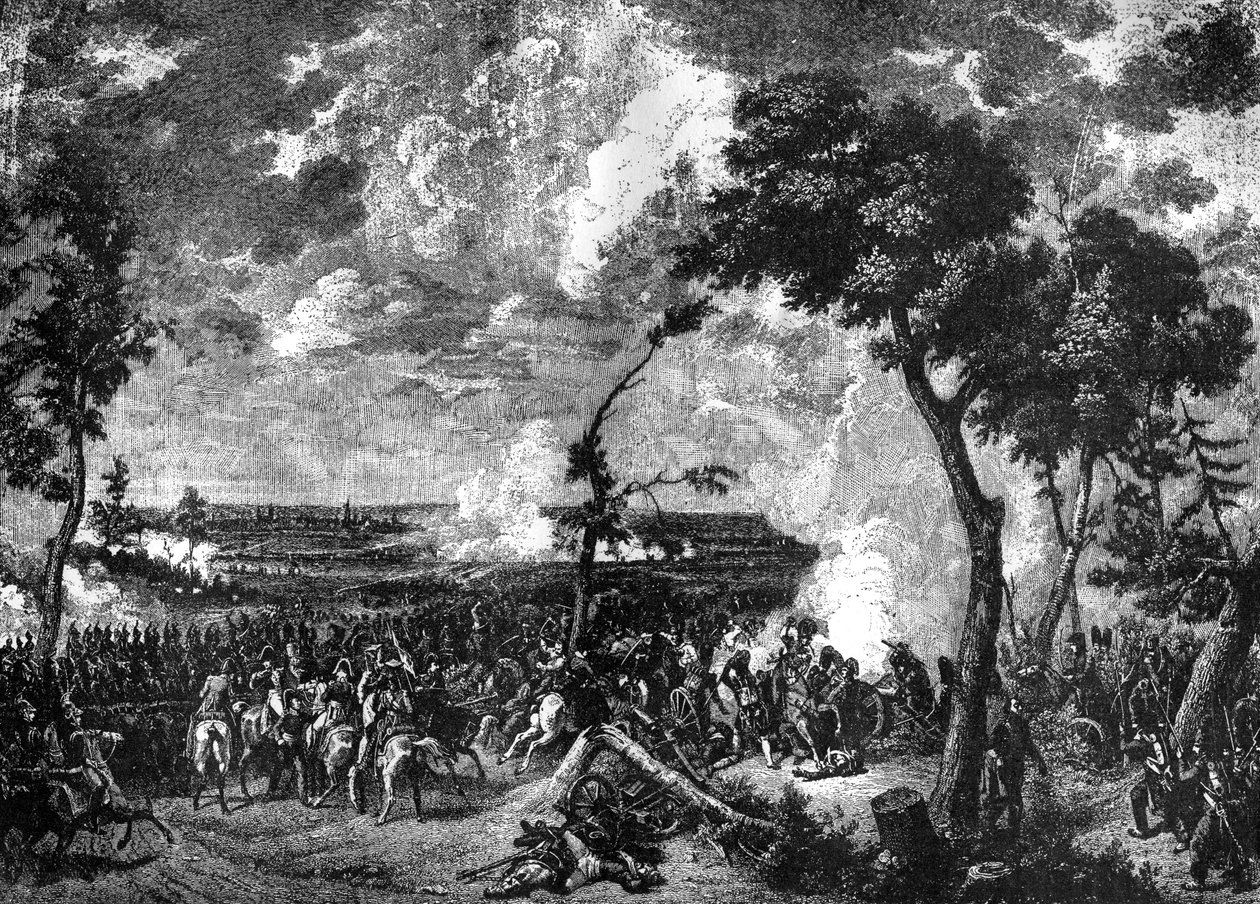 Bitwa pod Hanau, Niemcy, 30-31 października 1813 1882-1884. autorstwa Unbekannt