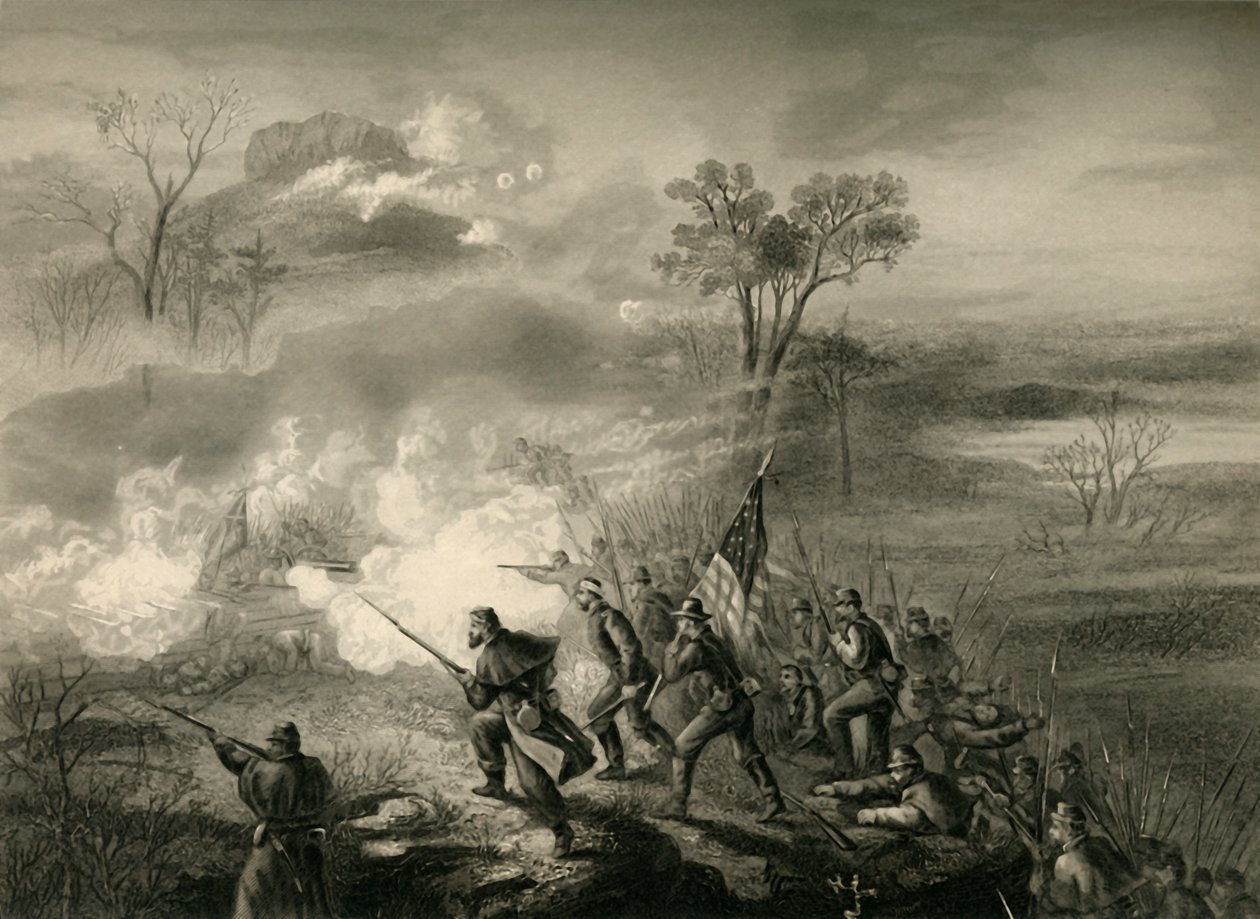 Bitwa pod Górą Widokową, 1878. autorstwa Unbekannt