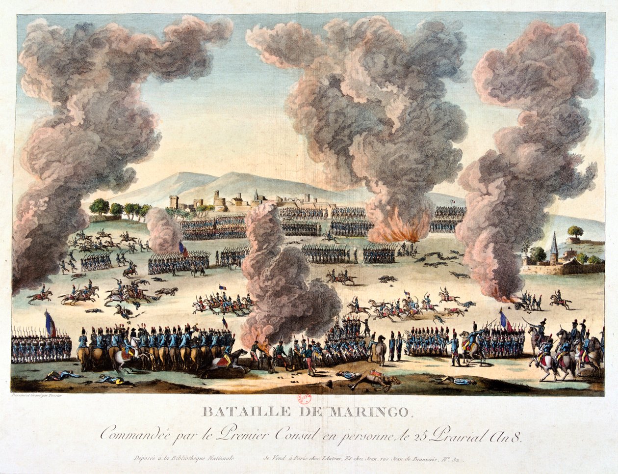 Bitwa pod Marengo, 14 czerwca 1800 autorstwa Unbekannt