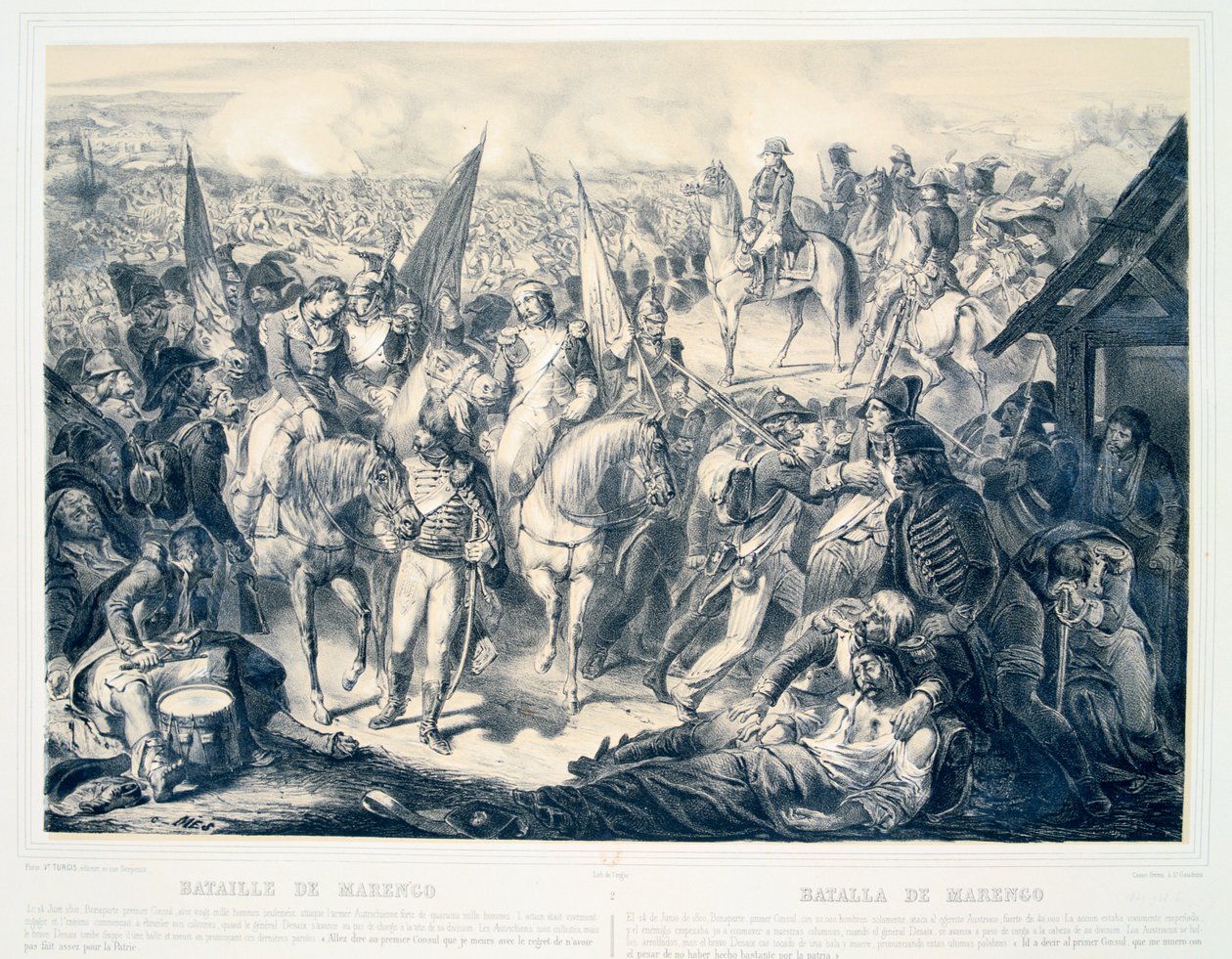 Bitwa pod Marengo, 14 czerwca 1800 autorstwa Unbekannt