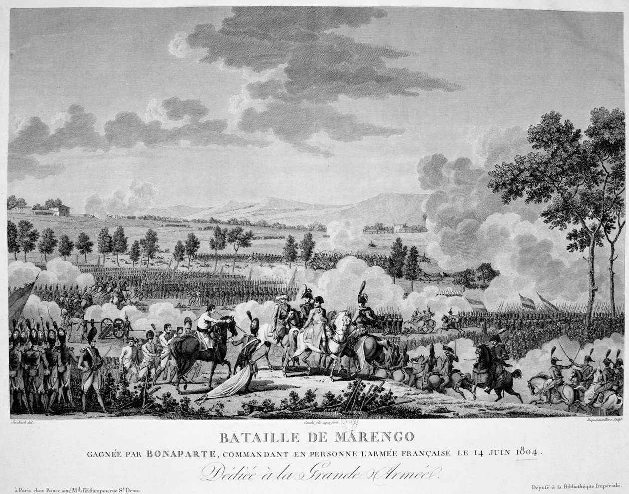 Bitwa pod Marengo, 14 czerwca 1804 autorstwa Unbekannt