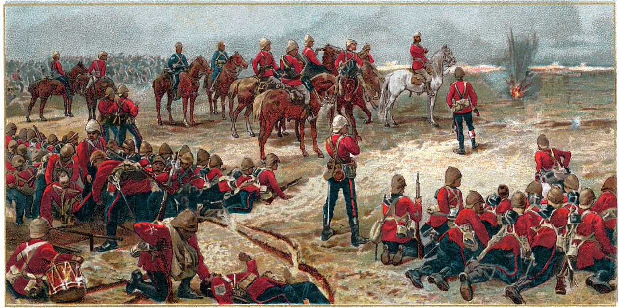 Bitwa pod Tel-el-Kebir, Egipt, 13 września 1882 1887 autorstwa Unbekannt