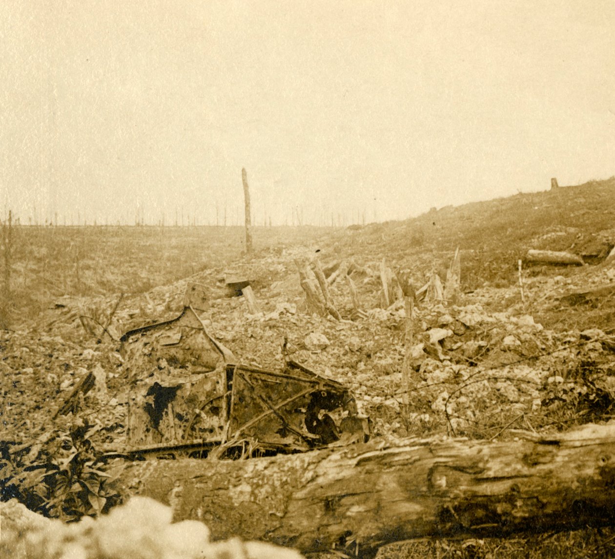 Pole bitwy, Bezonvaux, Verdun, północna Francja, c1914-c1918 autorstwa Unbekannt