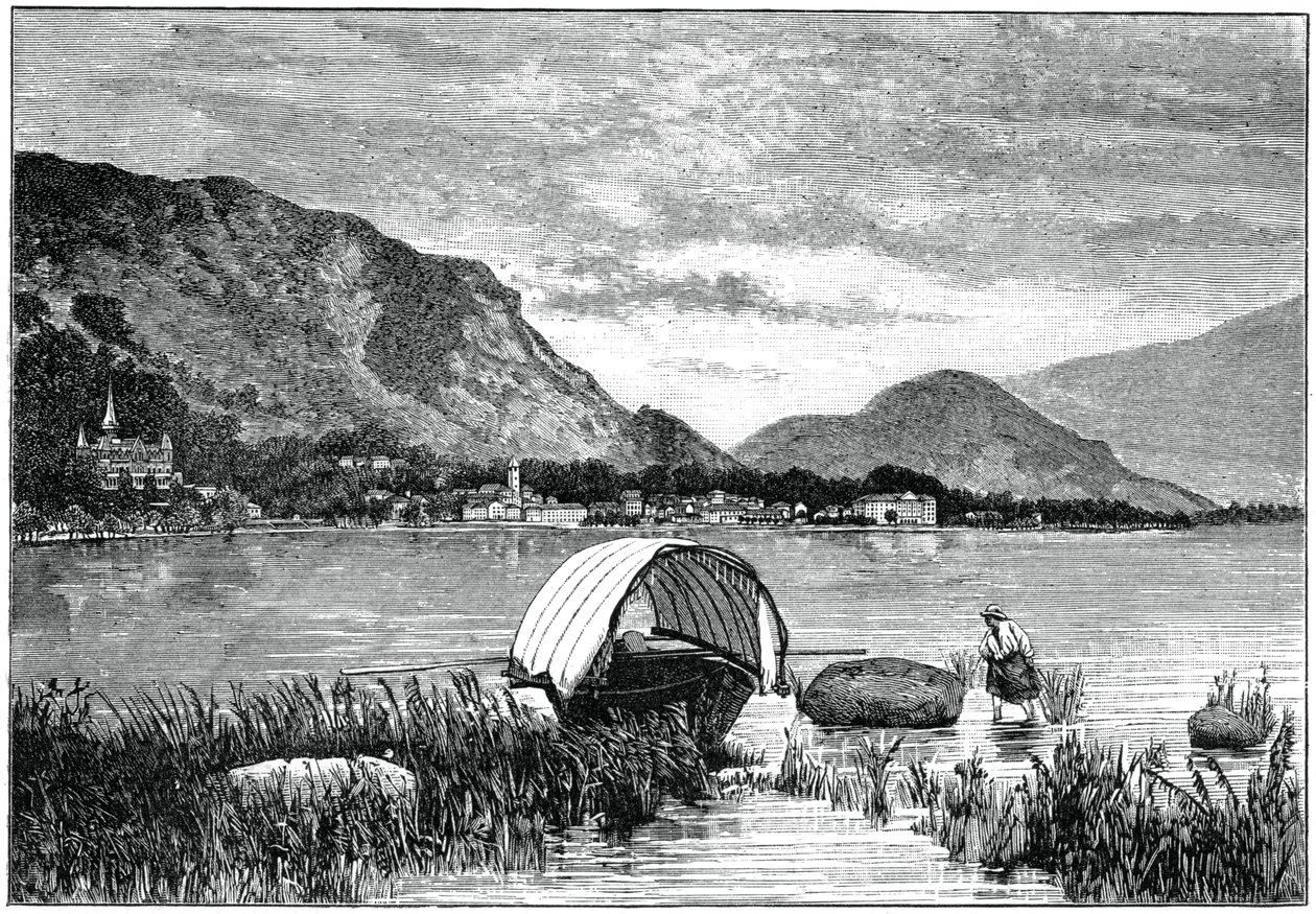 Baveno, nad jeziorem Maggiore, północne Włochy, 1900 autorstwa Unbekannt