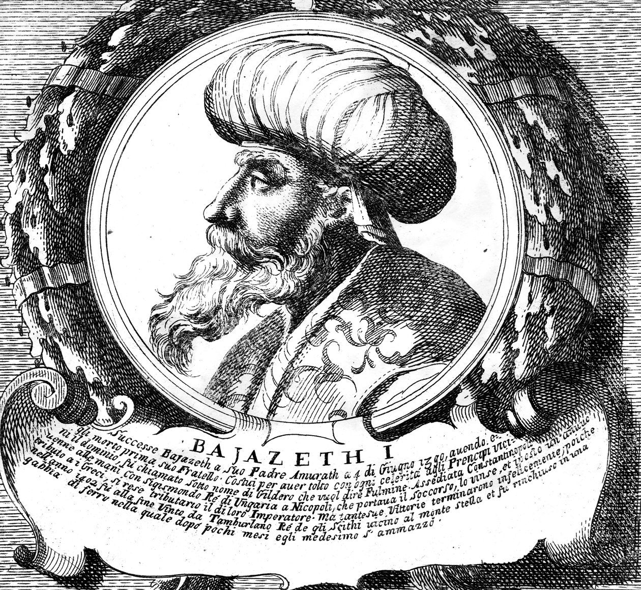 Bayezid I, sułtan Imperium Osmańskiego autorstwa Unbekannt
