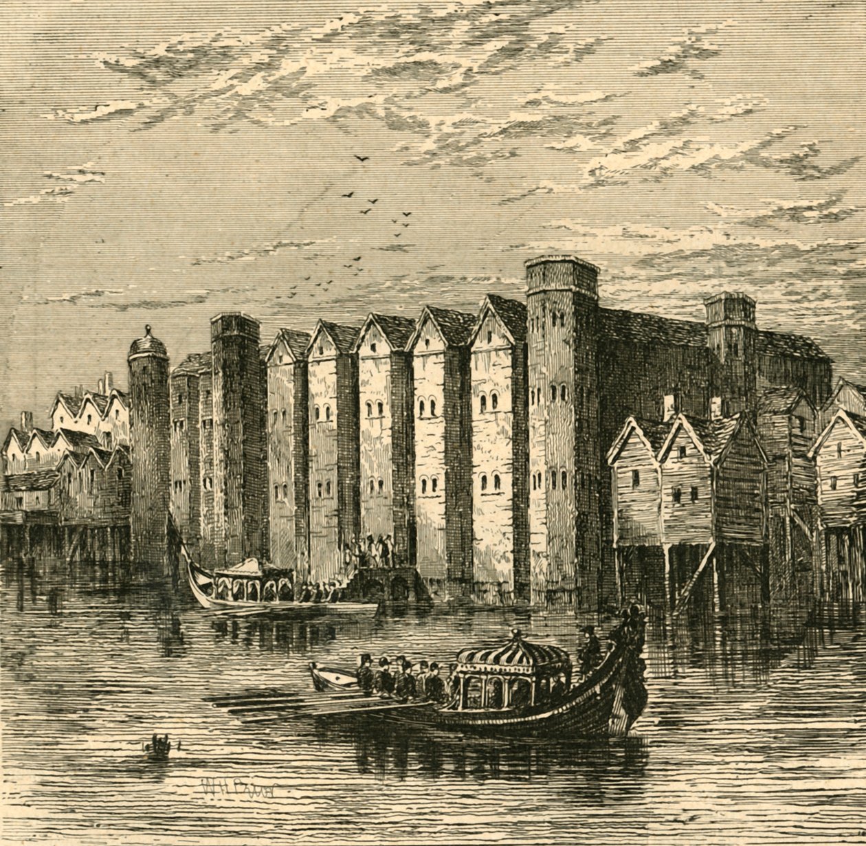 Zamek Baynards, widok opublikowany w latach 1790, 1897. autorstwa Unbekannt