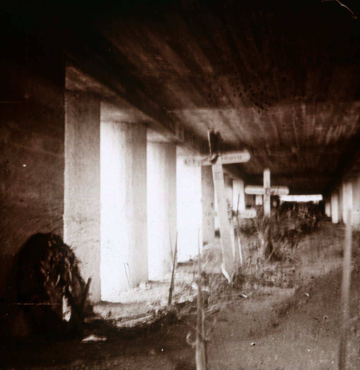 Rów bagnetowy, Verdun, północna Francja, c1916-c1918. autorstwa Unbekannt