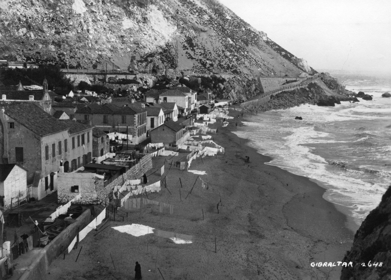 Plaża, Gibraltar, lata 20.- 30. XX wieku autorstwa Unbekannt