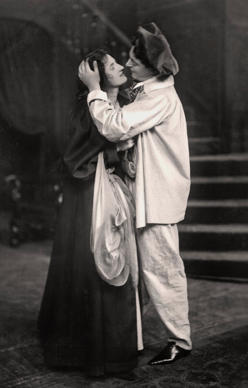 Beatrice Terry i H. Marsh Allen w Pałacu Puckim, 1907 autorstwa Unbekannt