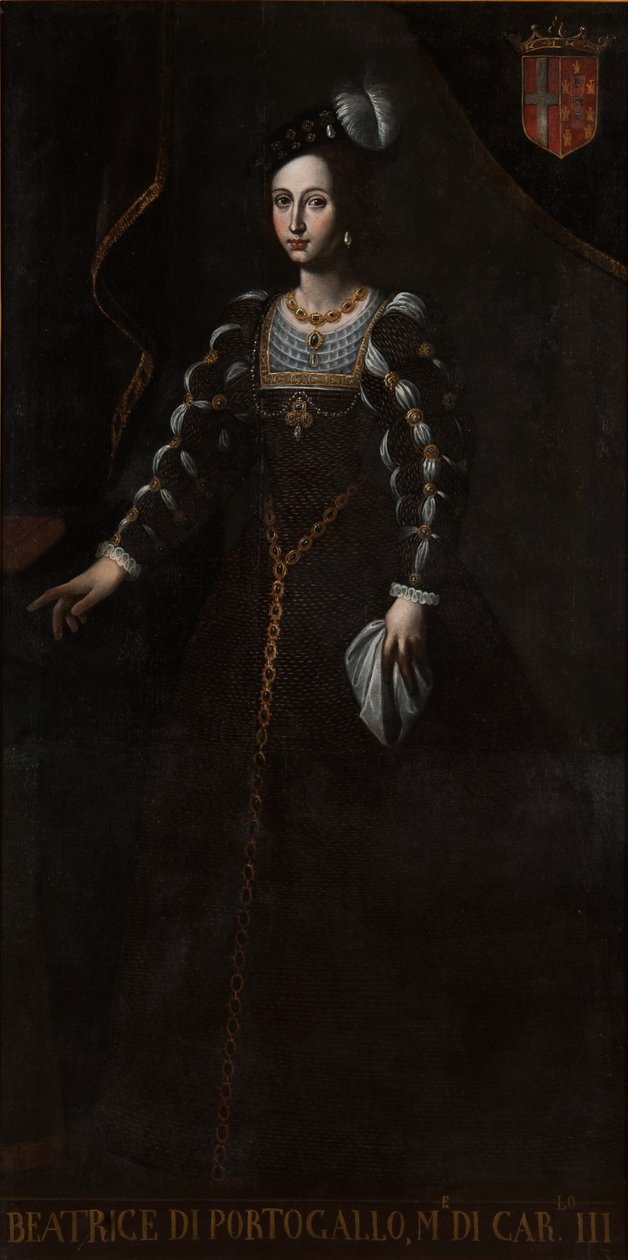 Beatrycze Portugalii 1504-1538, księżna Sabaudii autorstwa Unbekannt