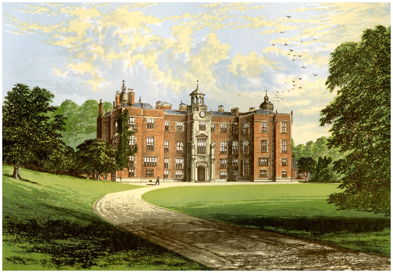 Beaudesert, Staffordshire, dom markiza Anglesey, ok. 1880 r. autorstwa Unbekannt