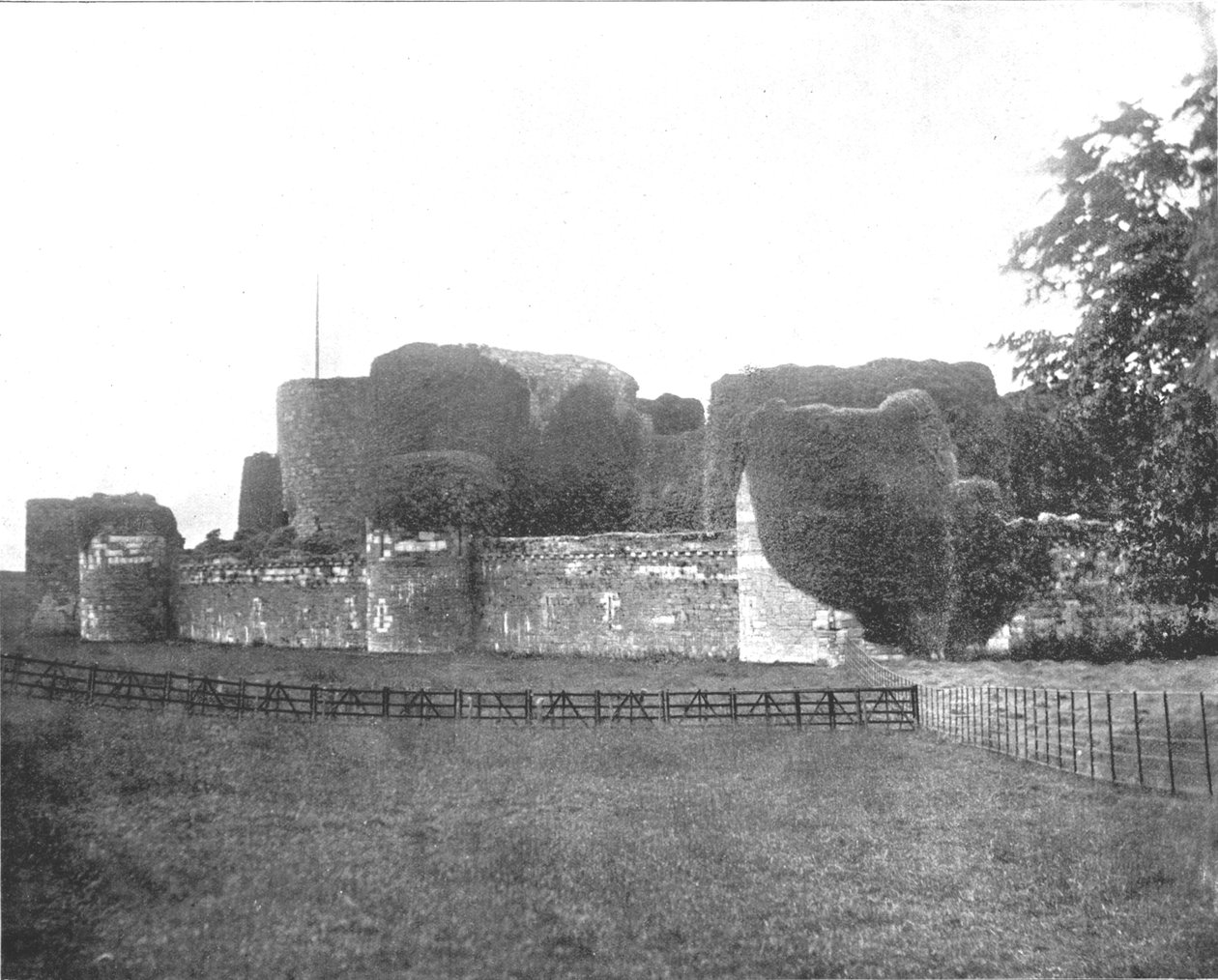 Zamek Beaumaris, Anglesey, Walia, 1894. autorstwa Unbekannt