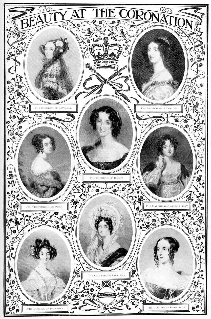 Piękność na koronacji, 1837, 1901 autorstwa Unbekannt