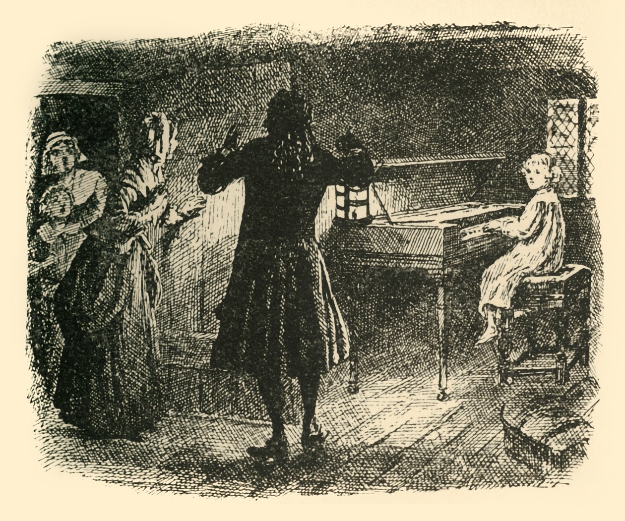 Przywoływał w milczeniu resztę, by poszli za nim, 1907. autorstwa Unbekannt